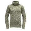 DEVOLD Svalbard Wool High Neck Unisex - Wollpullover 1 DEVOLD Svalbard Wool High Neck Unisex - Wollpullover -Ice Break Men DEVOLD20Svalbard20Wool20High20Neck20Unisex olive offwhite TC203962039020A20388A20WOMAN