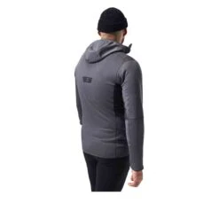 BERGHAUS MTN Guide Hoody Men – Fleecejacke -Ice Break Men GUIDE20MW20HOODY20 greypinstripejetblack4 A001231CU3 X3