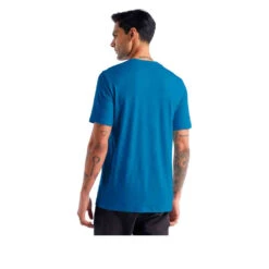 ICEBREAKER Tech Lite II SS Tee Waschbar Wandering Men - T-Shirt -Ice Break Men Icebreaker M Tech Lite II SS Tee Waschbar Wandering azul 0A56LV351 3
