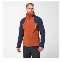MILLET K Absolute Shield Jacket Men - Softshelljacke -Ice Break Men Millet K Absolute Shield JKT M Rust Saphir1