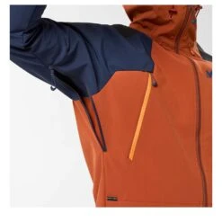 MILLET K Absolute Shield Jacket Men - Softshelljacke -Ice Break Men Millet K Absolute Shield JKT M Rust Saphir3