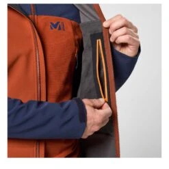 MILLET K Absolute Shield Jacket Men - Softshelljacke -Ice Break Men Millet K Absolute Shield JKT M Rust Saphir7