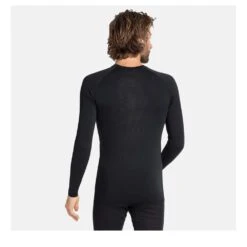 ODLO Bl Top Crew Neck L/s Performance Warm Eco - Funktionsshirt -Ice Break Men Odlo20196192 60212 Model Back Crop
