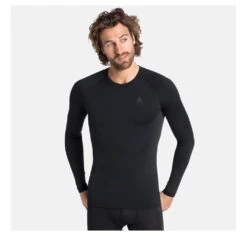 ODLO Bl Top Crew Neck L/s Performance Warm Eco - Funktionsshirt -Ice Break Men Odlo20196192 60212 Model Front Crop