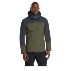RAB – Scimitar Jacket – Softshelljacke 7 RAB – Scimitar Jacket – Softshelljacke -Ice Break Men RAB Scimitar Jacket Army QWS 61 ARM DETAIL4