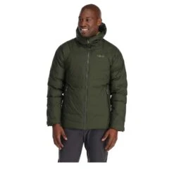 RAB - Valiance Jacket – Dauenjacke -Ice Break Men RAB Valiance Jacket Army QDB 49 ARM DETAIL4