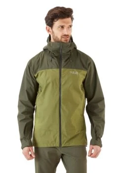 RAB Arc Eco Jacket Men - Hardshelljacke -Ice Break Men arc eco jacket army chloritegreen qwh 07 arc 01 on model