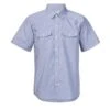 BERGANS Justøy Shirt Short Sleeve Men - Kurzarmhemd -Ice Break Men bergans justoy m chambray blue
