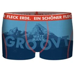 EIN SCHÖNER FLECK ERDE Boxershorts Der Watzmann Groovt Men – Unterwäsche