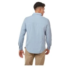 CRAGHOPPERS NosiLife Nuoro LS Shirt Men - Reisehemd -Ice Break Men craghoppers nuoro longsleeve shirt outdoorhemd fogleblue