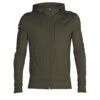 ICEBREAKER Quantum III LS Zip Hood Men - Wolljacke -Ice Break Men icebreaker m quantum iii ls zip hood loden 2102 1