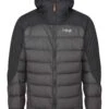 RAB Infinity Alpine Jacket Men - Daunenjacke -Ice Break Men infinity alpine jacket black qdb 27 bla