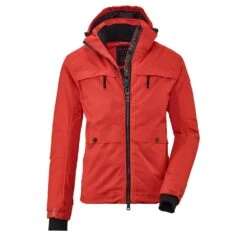 KILLTEC Grindavik Jacket B Men - Funktionsjacke -Ice Break Men killtec grindavik mn jckt b feuerrot 2002 1