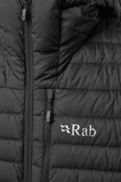 RAB Microlight Alpine Jacket Men - Daunenjacke -Ice Break Men microlight alpine jacket black qdb 12 bl detail1