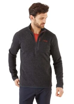 RAB Quest Pull-On Men - Fleecepullover 12 RAB Quest Pull-On Men - Fleecepullover -Ice Break Men quest pullon anthracite qff 23 ant 02 on model