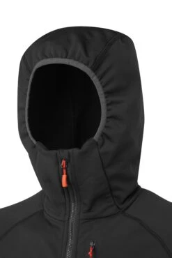 RAB Superflux Hoodie Men - Fleecejacke -Ice Break Men superflux hoody black qfe 89 bl detail3