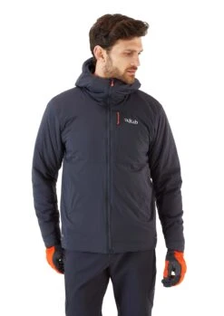 RAB Xenair Alpine Jacket Men - Winterjacke -Ice Break Men xenair alpine jacket ebony qio 86 ebn 09 on model